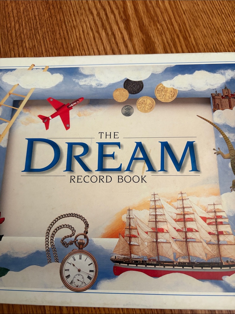 The Dream Record Book - Blue Illustrated Cover